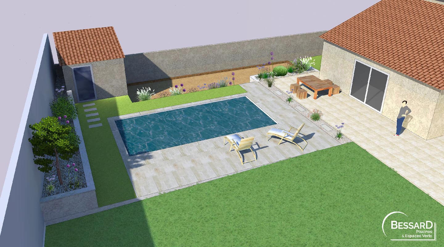 Etude 2 piscine Miribel Vue 3D
