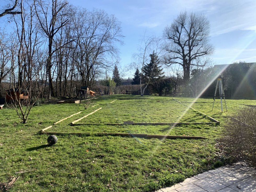 Photo du jardin avant travaux