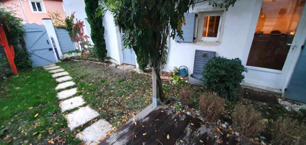 jardin à Reyrieux avant rafraichissement